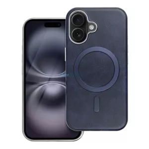 HUSĂ! - Carcasă GENTLEMAN MagSafe compatibilă pentru iPhone 11 - albastru marin