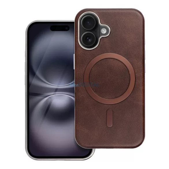 HUSĂ! - Carcasă GENTLEMAN MagSafe compatibilă pentru iPhone 11 - maro