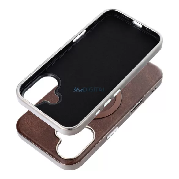 HUSĂ! - Carcasă GENTLEMAN MagSafe compatibilă pentru iPhone 11 - maro