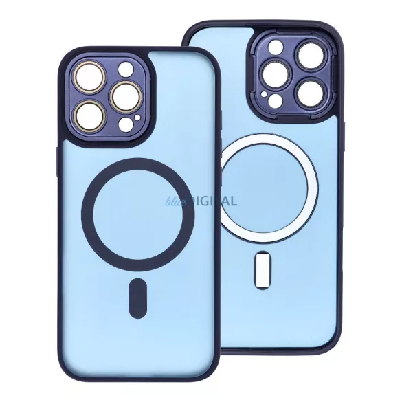 HUSĂ! - VARIETE Carcasă compatibilă MagSafe pentru iPhone 13 mini - albastru marin