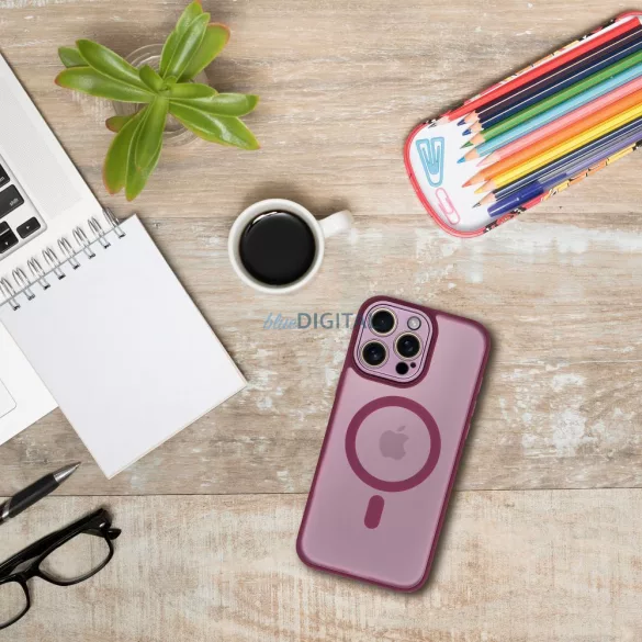 HUSĂ! - Carcasă VARIETE MagSafe compatibilă pentru iPhone 15 Pro Max - violet