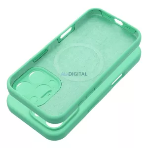 HUSĂ! - Carcasă SILICONE 2mm MagSafe compatibilă pentru iPhone 16 Plus - verde mentă