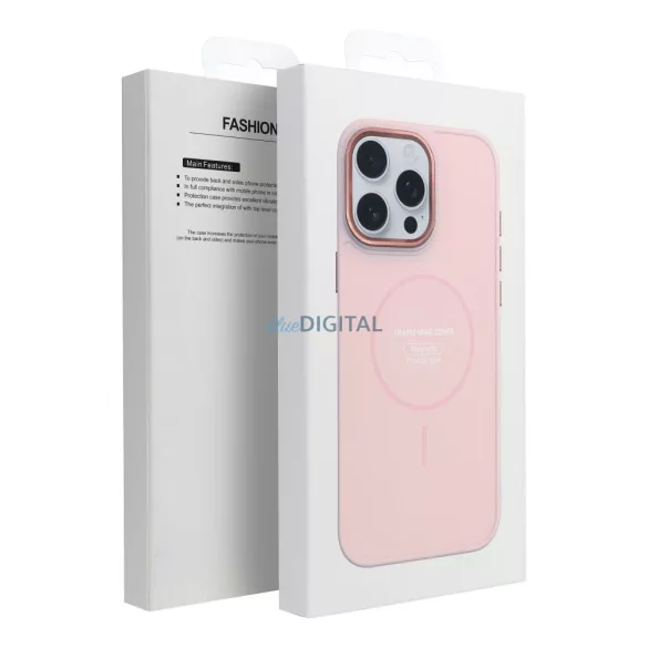 HUSĂ! - Husă compatibilă FRAME MagSafe Samsung Galaxy A36 - roz pudră