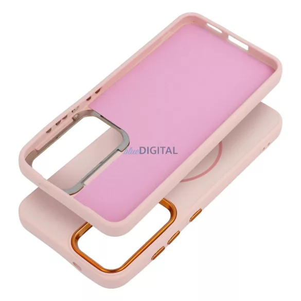 HUSĂ! - Husă compatibilă FRAME MagSafe Samsung Galaxy A55 - roz pudră