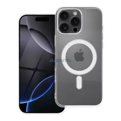   HUSĂ! - CLEAR Case Carcasă compatibilă MagSafe de 2 mm cu protecție pentru camera foto pentru iPhone 16 Pro Max - transparentă