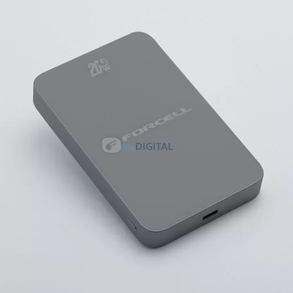 FORCELL F-ENERGY F10K8 Powerbank Super Slim compatibil cu MagSafe PD3.0 QC4.0 15W 10000 mAh negru