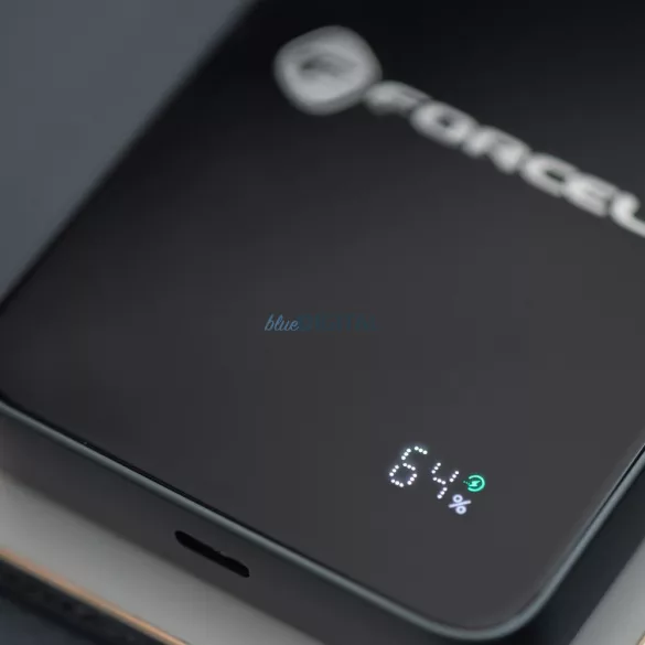 FORCELL F-ENERGY F10K8 Powerbank Super Slim compatibil cu MagSafe PD3.0 QC4.0 15W 10000 mAh negru
