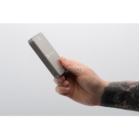 FORCELL F-ENERGY F10K8 Powerbank Super Slim compatibil cu MagSafe PD3.0 QC4.0 15W 10000 mAh în bej