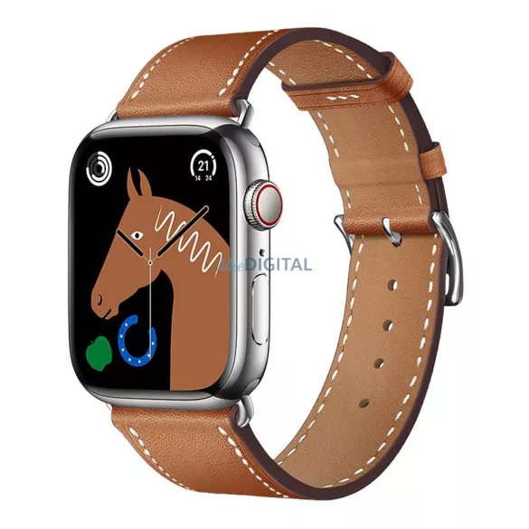 FORCELL F-DESIGN FA20 curea magnetică din piele ecologică APPLE Watch 38 / 40 / 41 mm maro