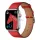 FORCELL F-DESIGN FA20 curea magnetică din piele ecologică APPLE Watch 38 / 40 / 41 mm roșu