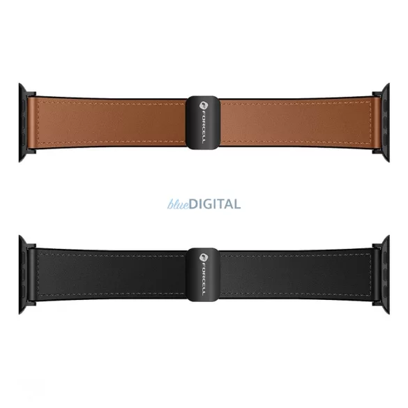 FORCELL F-DESIGN FA21 curea din piele ecologică APPLE Watch 38 / 40 / 41 mm maro