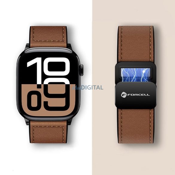FORCELL F-DESIGN FA21 curea din piele ecologică APPLE Watch 42 / 44 / 45 / 49 mm