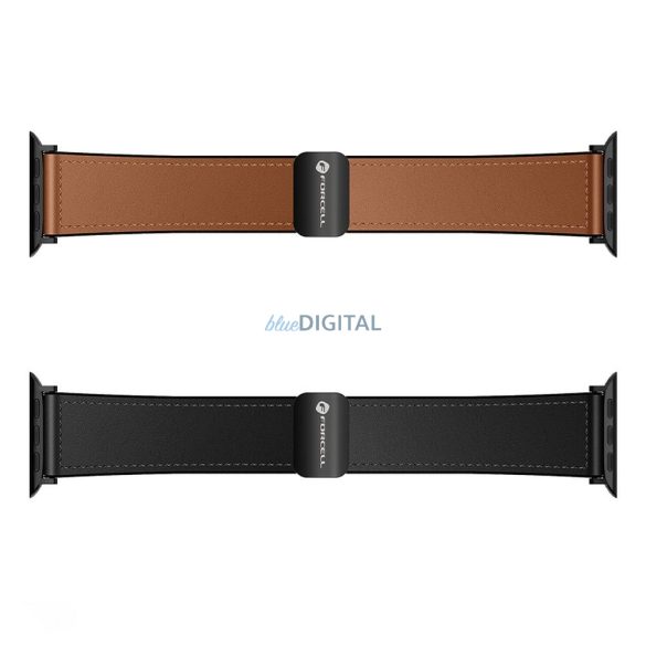FORCELL F-DESIGN FA21 curea din piele ecologică APPLE Watch 42 / 44 / 45 / 49 mm