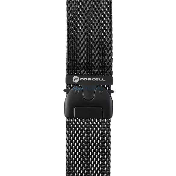 FORCELL F-DESIGN FA11 curea din oțel inoxidabil APPLE Watch 38 / 40 / 41 mm negru