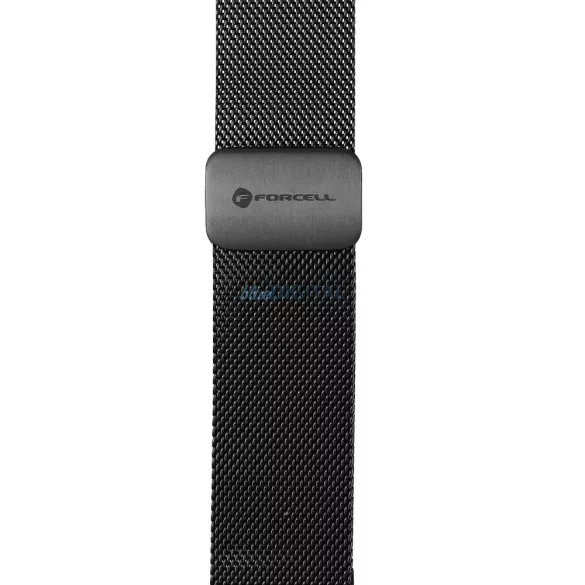 FORCELL F-DESIGN FA14 curea magnetică din oțel inoxidabil APPLE Watch 38 / 40 / 41 mm negru