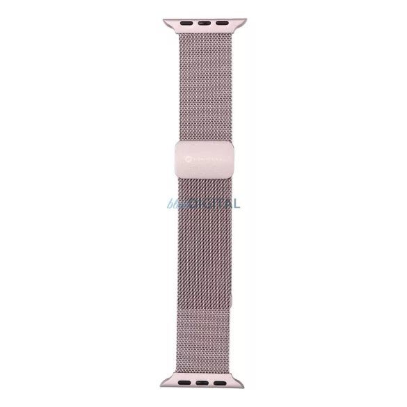 FORCELL F-DESIGN FA14 curea magnetică din oțel inoxidabil APPLE Watch 38 / 40 / 41 mm roz