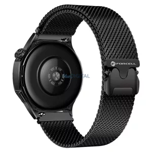 FORCELL F-DESIGN FS10 curea din oțel SAMSUNG Watch 22 mm negru