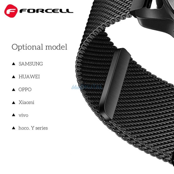 FORCELL F-DESIGN FS11 brățară magnetică din oțel SAMSUNG Watch 20 mm argintiu