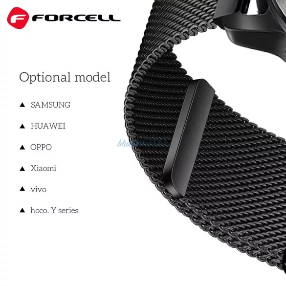 FORCELL F-DESIGN FS11 curea magnetică din oțel SAMSUNG Watch 22 mm negru