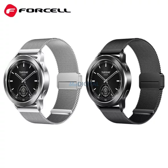 FORCELL F-DESIGN FS11 curea magnetică din oțel SAMSUNG Watch 22 mm negru