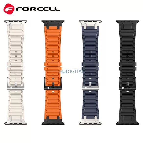 FORCELL F-DESIGN FA06 curea silicon APPLE Watch 38 / 40 / 41 mm negru