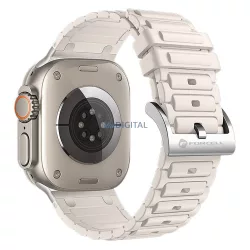   FORCELL F-DESIGN FA06 curea silicon APPLE Watch 38 / 40 / 41 mm alb