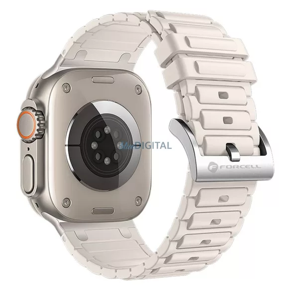 FORCELL F-DESIGN FA06 curea silicon APPLE Watch 38 / 40 / 41 mm alb