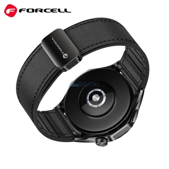 FORCELL F-DESIGN FS20 curea magnetică din piele ecologică SAMSUNG Watch 20 mm maro