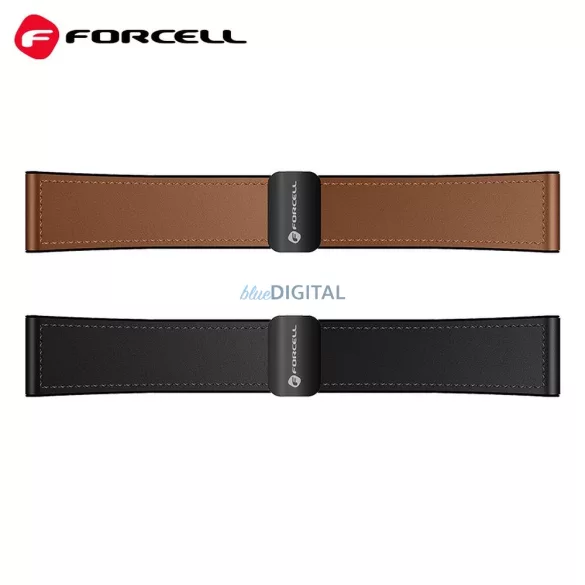 FORCELL F-DESIGN FS20 curea magnetică din piele ecologică SAMSUNG Watch 22 mm maro