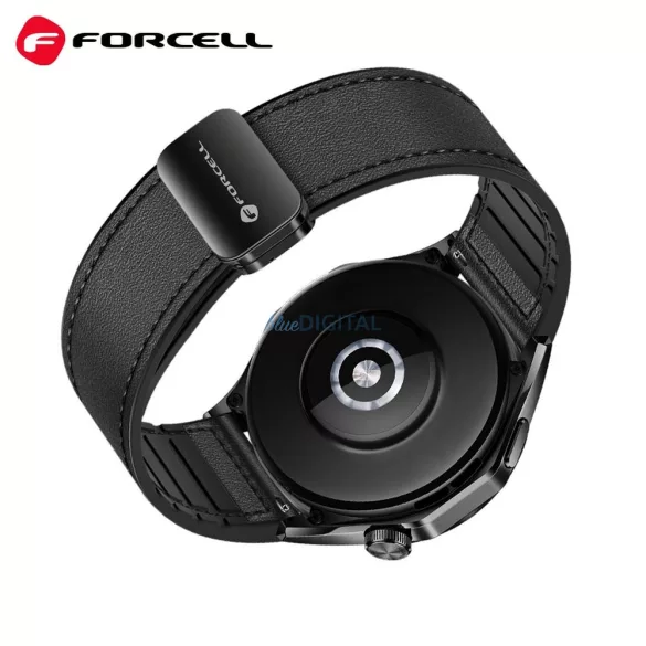 FORCELL F-DESIGN FS20 curea magnetică din piele ecologică SAMSUNG Watch 22 mm maro