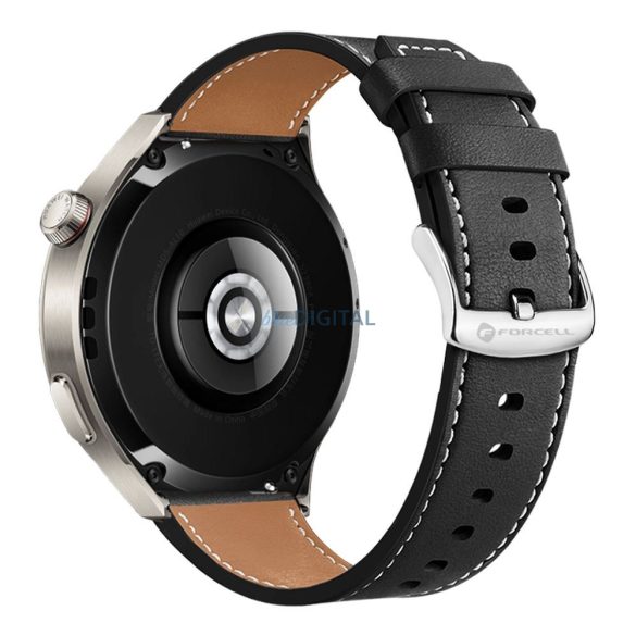 FORCELL F-DESIGN FS21 curea din piele ecologică SAMSUNG Watch 20 mm negru