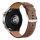 FORCELL F-DESIGN FS21 curea din piele ecologică SAMSUNG Watch 20 mm maro