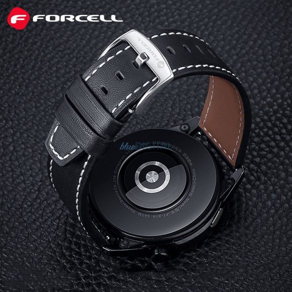 FORCELL F-DESIGN FS21 curea din piele ecologică SAMSUNG Watch 20 mm maro