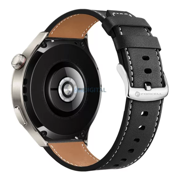 FORCELL F-DESIGN FS21 curea din piele ecologică SAMSUNG Watch 22 mm negru