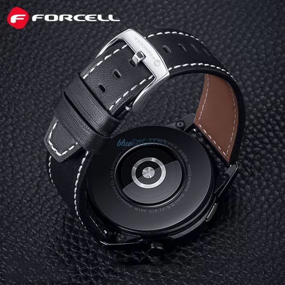 FORCELL F-DESIGN FS21 curea din piele ecologică SAMSUNG Watch 22 mm negru