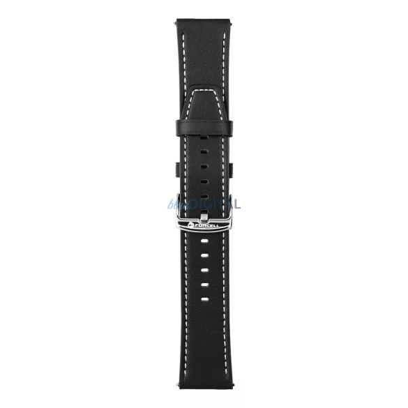 FORCELL F-DESIGN FS21 curea din piele ecologică SAMSUNG Watch 22 mm negru