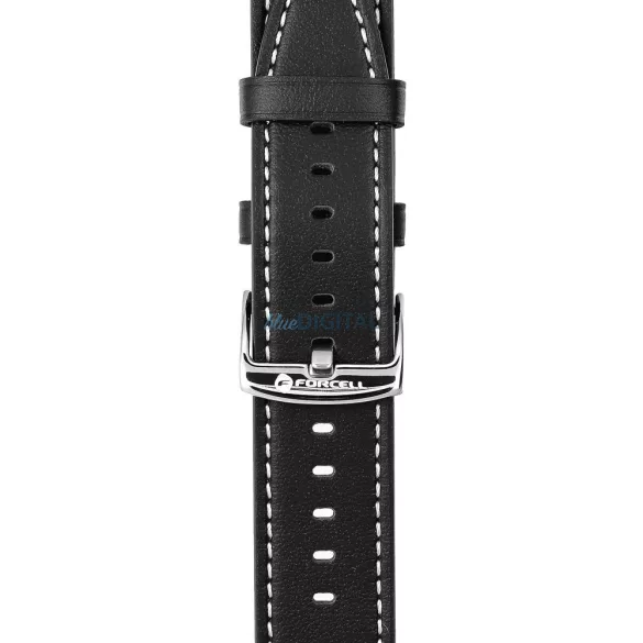 FORCELL F-DESIGN FS21 curea din piele ecologică SAMSUNG Watch 22 mm negru