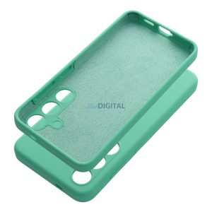 Carcasă din SILICON 2mm Oppo Reno13 F 4G/5G - verde mentă