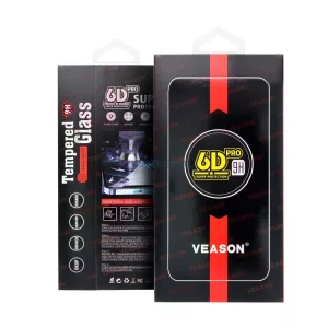 Sticlă temperată Veason 6D Pro cu finisaj negru pentru Honor X9c/Magic7 Lite