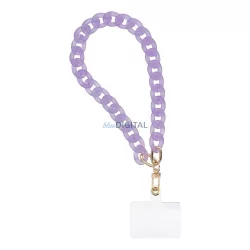   PANAMA Colier telefonic, pandantiv telefonic / lungime cordon 40cm (20cm în buclă) / încheietura mâinii - violet
