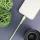 FORCELL F-ENERGY C346 Tip-C - Lightning cablu PD 3A 27W silicon 1 m verde