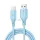 FORCELL F-ENERGY C343 USB-A - Lightning 2.4A 12W cablu siliconic 1 m albastru