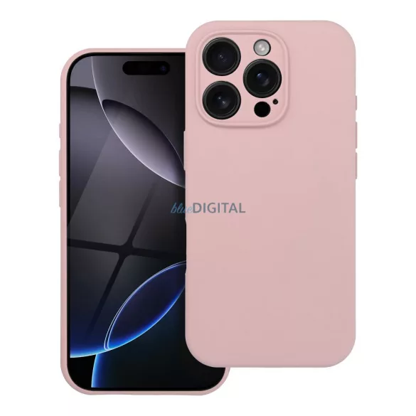 HUSĂ! - Carcasă SILICONE 2mm MagSafe compatibilă pentru iPhone 16 Pro - roz pal