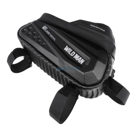 Geantă de călătorie WILDMAN pentru cadru de bicicletă cu fermoar 1,2L (4"- 7") ES10 negru