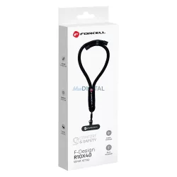   FORCELL F-DESIGN R10X40 lungime reglabilă (bucla max. 20 cm) negru