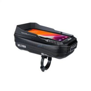 Geantă de călătorie WILDMAN pentru ghidon de bicicletă cu fermoar 0,6L (4"-7") XT3 negru