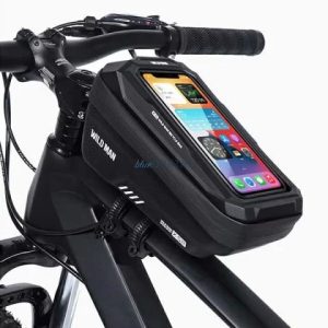 Geantă de călătorie WILDMAN pentru cadru de bicicletă cu fermoar 1L (4"-7") XS2 negru