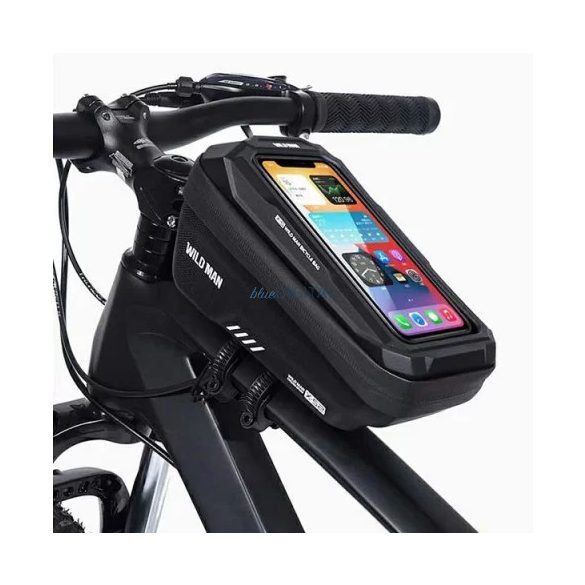 Geantă de călătorie WILDMAN pentru cadru de bicicletă cu fermoar 1L (4"-7") XS2 negru
