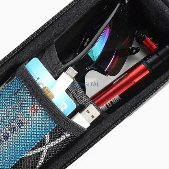 Geantă de călătorie WILDMAN pentru cadru de bicicletă cu fermoar 1L (4"-7") XS2 negru