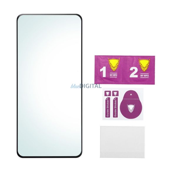 OG Premium Glass 6D sticlă temperată oleofobă cu margine neagră pentru iPhone Air